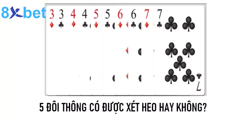 5 đôi thông có được xét heo hay không?