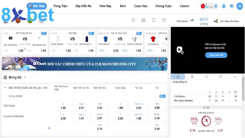 Hướng dẫn cách tham gia cá cược thể thao tại 8xbet
